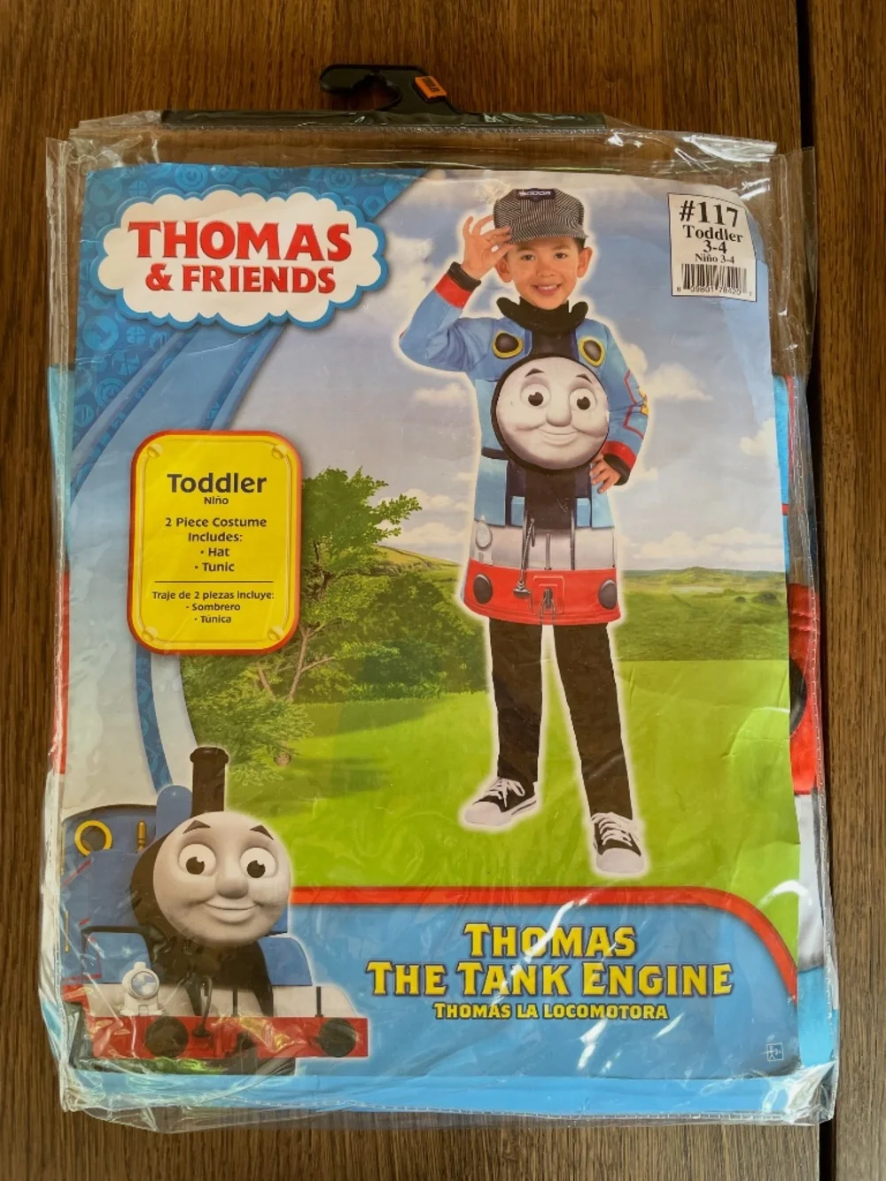 Thomas & Friends Thomas the Tank Engine Toddler Halloween Costume Size 3-4